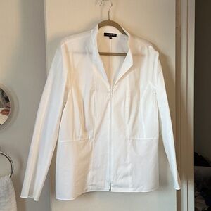 Women's White Blouse/Jacket from LAFAYETTE 1458 New York